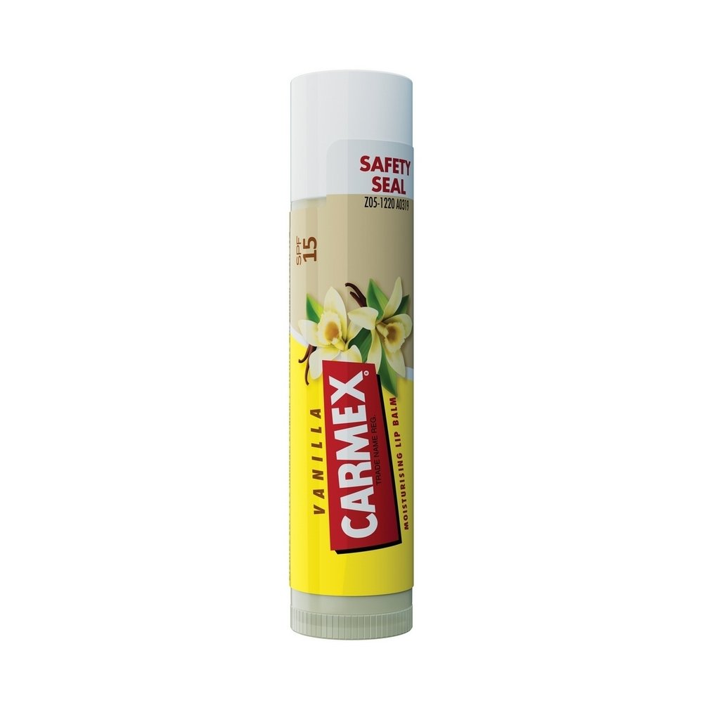 Бальзам для губ со вкусом ванили Carmex Premium Stick Vanilla SPF 15 Blister Pack стик 4,25 г - основное фото