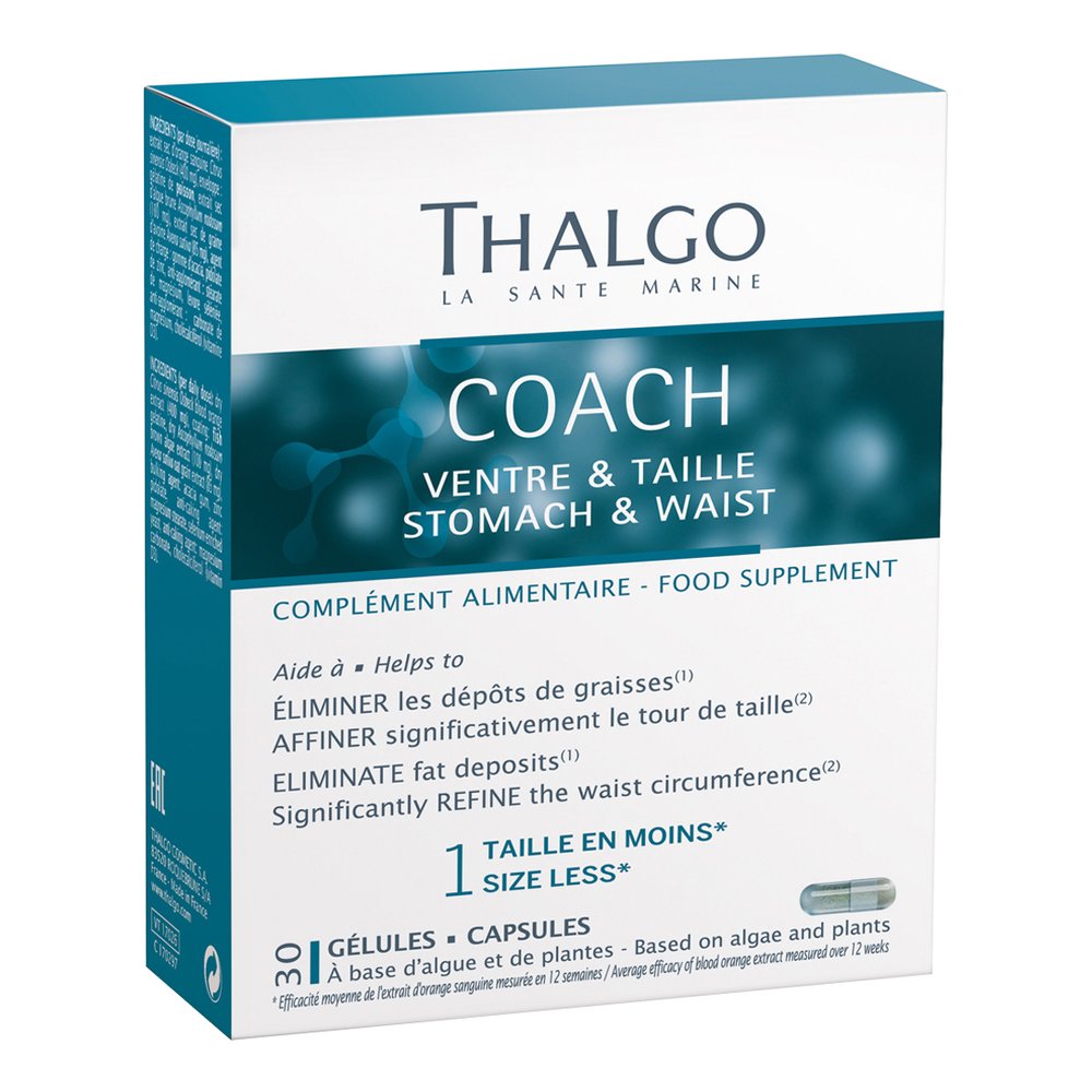 Капсулы для живота и талии THALGO Coach Stomach & Waist 30 шт - основное фото