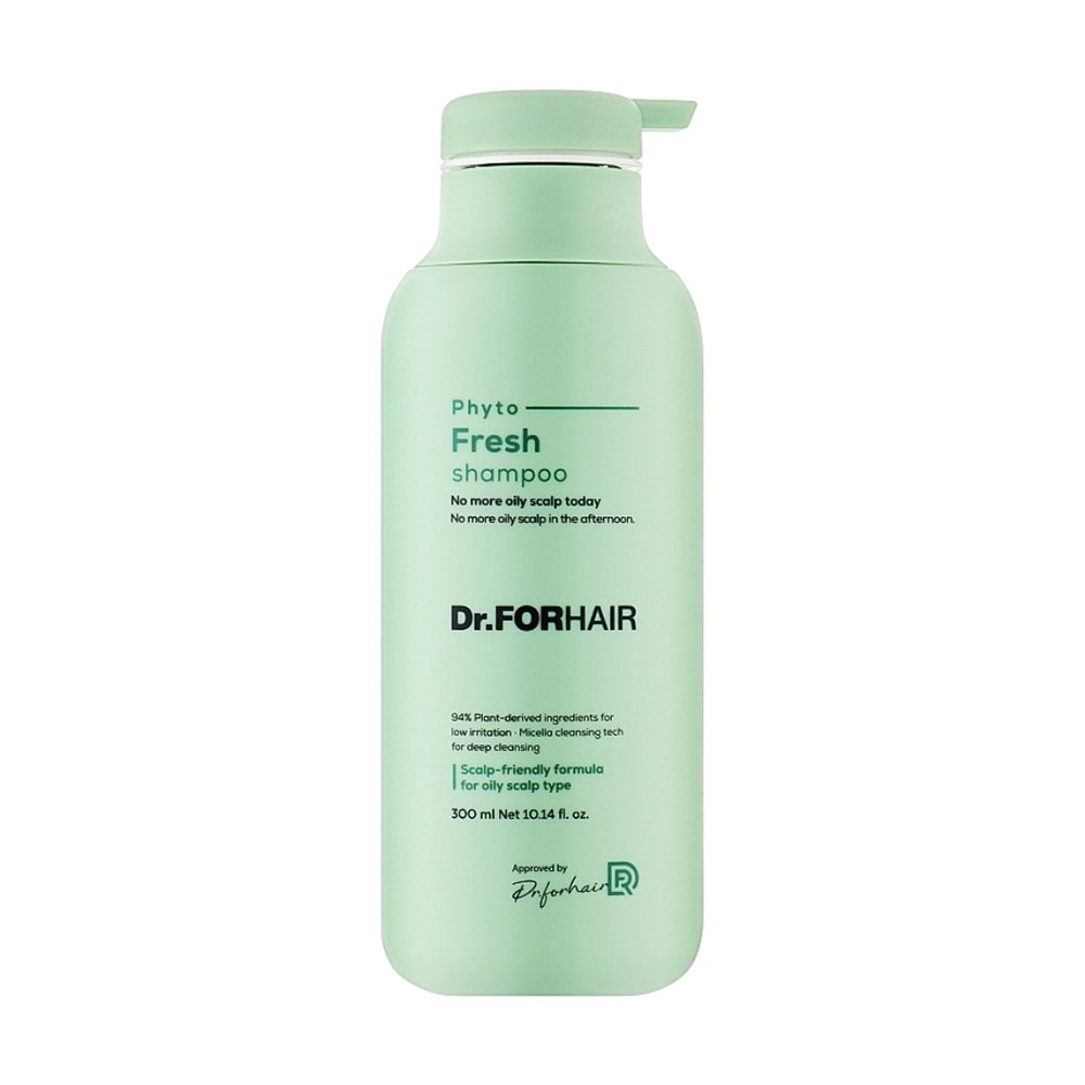 Міцелярний шампунь для жирної шкіри голови Dr.FORHAIR Phyto Fresh Shampoo 300 мл - основне фото
