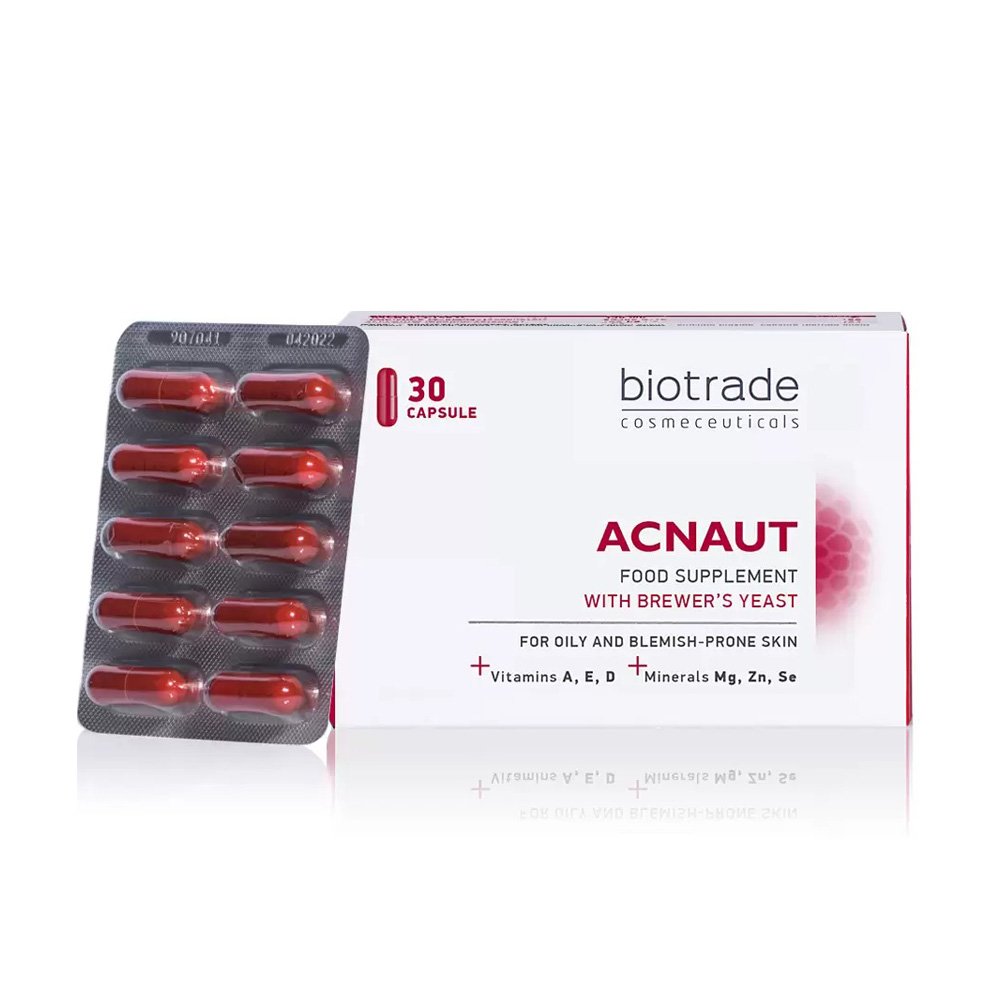 Витаминно-минеральный комплекс для жирной и проблемной кожи Biotrade Acne Out 30 капсул - основное фото