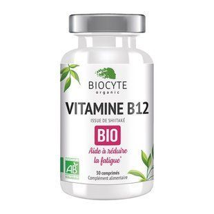 Вітамін B12 в таблетках імунітету Biocyte Vitamine B12 Bio 30 шт - основне фото