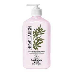 Увлажняющий лосьон для продления загара Australian Gold Hemp Nation Wild Berries & Lavender 535 мл - основное фото