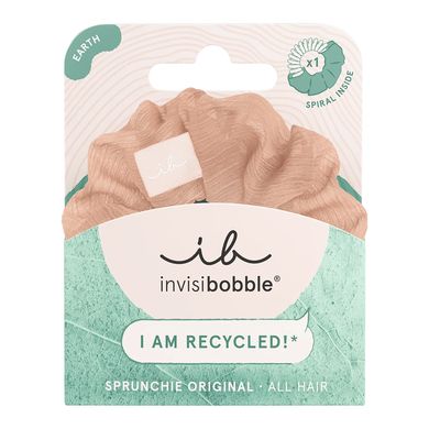 Блідо-рожева резинка-браслет для волосся Invisibobble SPRUNCHIE Recycling Rocks - основне фото