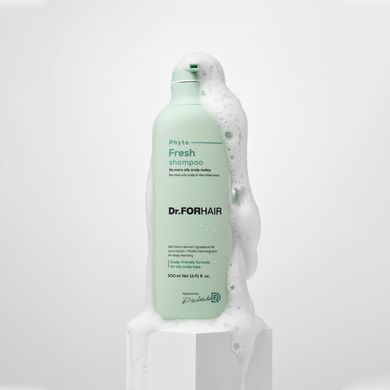 Міцелярний шампунь для жирної шкіри голови Dr. FORHAIR Phyto Fresh Shampoo 300 мл - основне фото