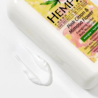 Молочко для тела с витаминами и электролитами «Розовый лимон-Мимоза» HEMPZ Fresh Fusions Pink Citron & Mimosa Flower Energizing Herbal Body Moisturizer 65 мл - основное фото