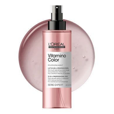 Спрей для фарбованого волосся L'Oreal Professionnel Vitamino Color 10 In 1 Milk 190 мл - основне фото