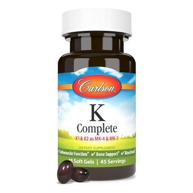 Вітамін K Carlson Labs K Complete 45 шт - основне фото