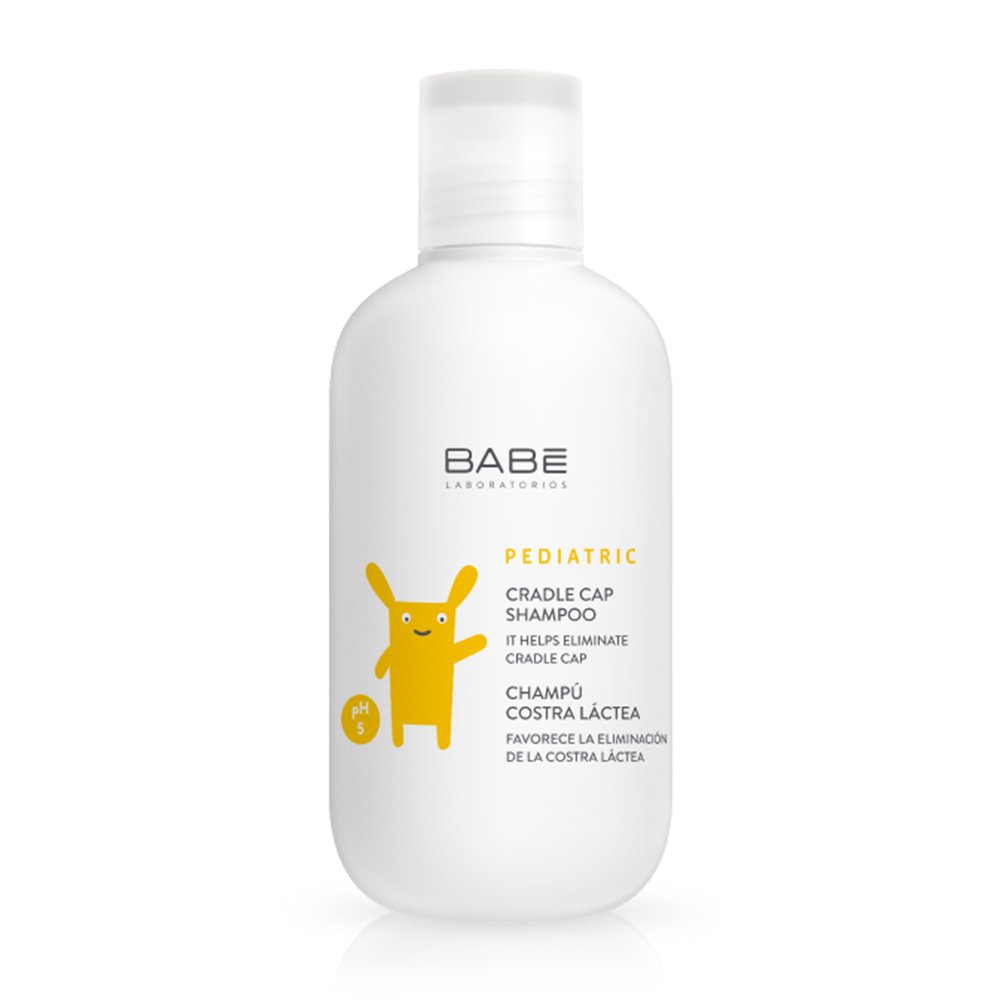 Детский шампунь против себорейных корочек BABE Laboratorios Pediatric Cradle Cap Shampoo 200 мл - основное фото