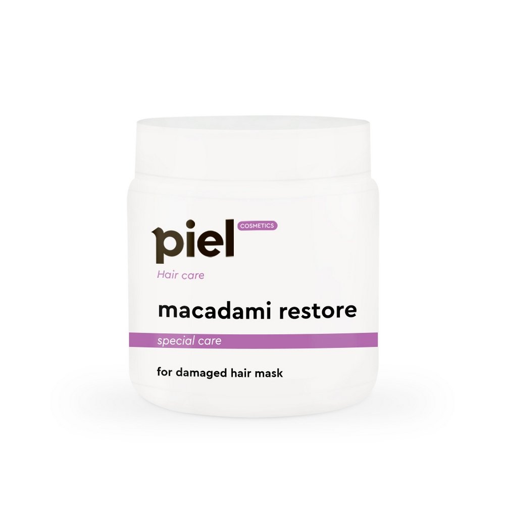 Восстанавливающая маска для повреждённых волос Piel Cosmetics Hair Care Macadami Restore Mask 500 мл - основное фото