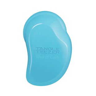 Голубая расчёска для волос Tangle Teezer Original Thick & Curly Azure Blue - основное фото