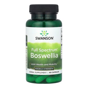 Капсули босвелії Swanson Full Spectrum Boswellia Double Strength 800 мг 60 шт - основне фото