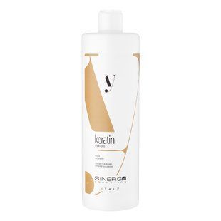 Кератиновий шампунь для реконструкції пошкодженого волосся Sinergy Cosmetics Y4.1 Keratin Shampoo 500 мл - основне фото