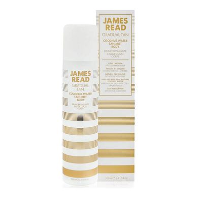 Кокосовий спрей для тіла з ефектом засмаги James Read Gradual Tan Coconut Water Tan Mist Body 200 мл - основне фото