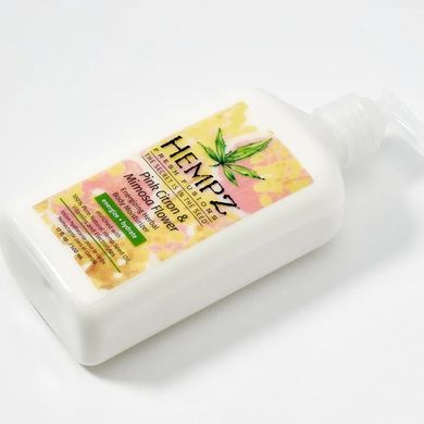 Молочко для тела с витаминами и электролитами «Розовый лимон-Мимоза» HEMPZ Fresh Fusions Pink Citron & Mimosa Flower Energizing Herbal Body Moisturizer 500 мл - основное фото