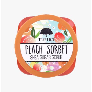 Скраб для тіла з екстрактом персика Tree Hut Peach Sorbet Shea Sugar Scrub 510 г - основне фото