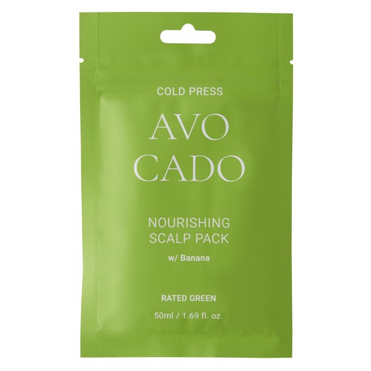 Питательная маска для кожи головы RATED GREEN Cold Press Avocado Nourishing Scalp Pack 50 мл - основное фото