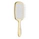 Золото с белым прямоугольная щётка для волос Janeke Superbrush The Original AUSP230 BIA - дополнительное фото