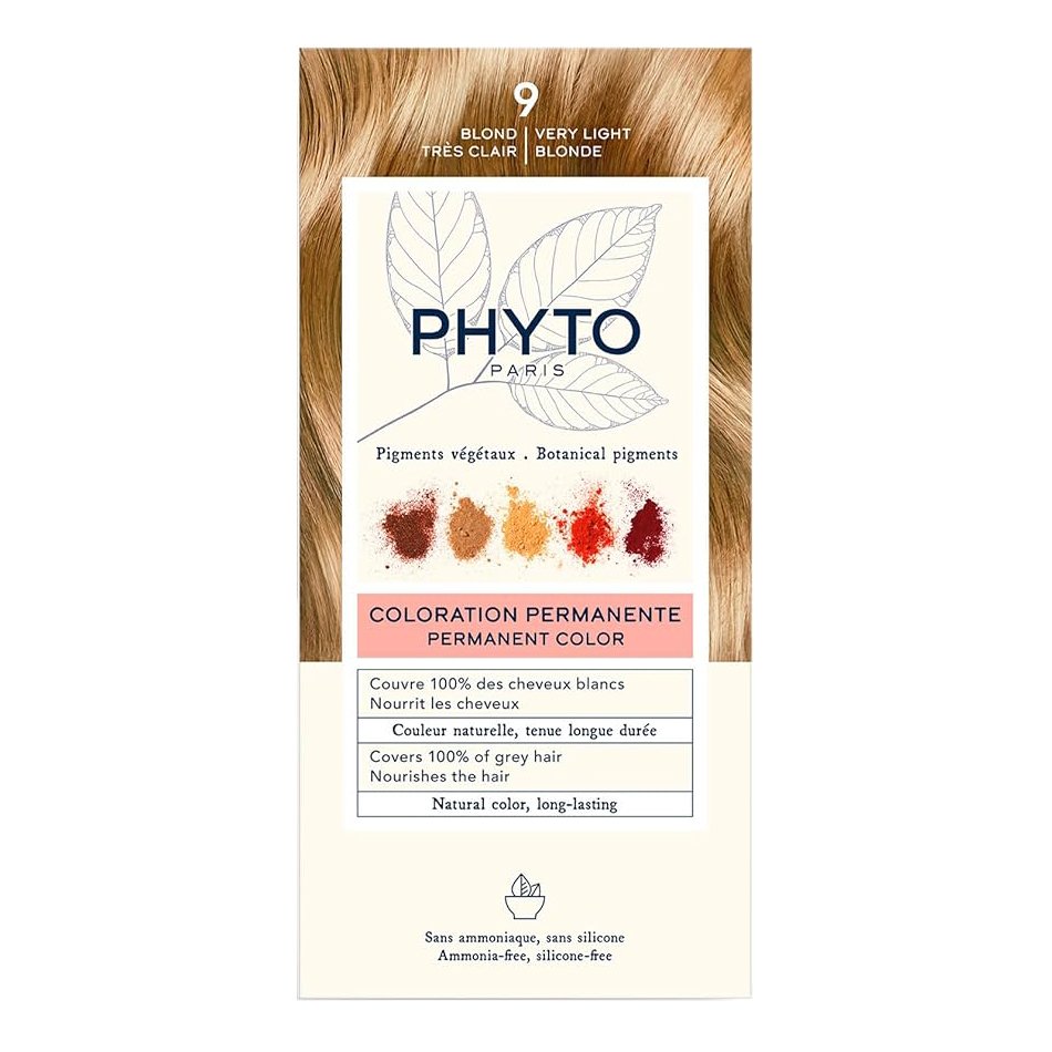 Краска для волос (очень светлый блонд) PHYTO Phytocolor Coloration Permanente 9 Blond Tres Clair - основное фото