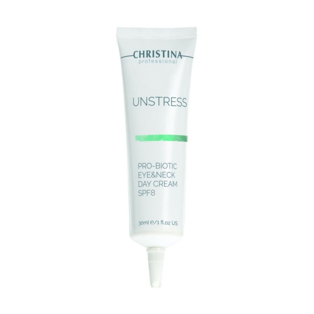Дневной крем для кожи вокруг глаз и шеи «Пробиотик» SPF 8 Christina Unstress Probiotic Day Cream For Eye and Neck SPF 8 30 мл - основное фото