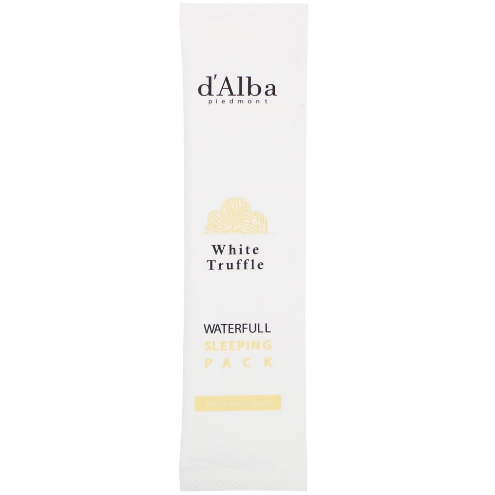 Ночная увлажняющая маска с экстрактом белого трюфеля d'Alba Waterfull Sleeping Pack 12x4 мл - основное фото