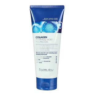 Пилинг-скатка с коллагеном FarmStay Collagen Water Full Moist Peeling Gel 180 мл - основное фото