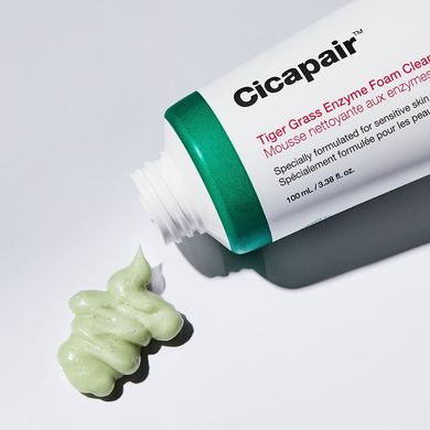 Ензимна пінка-антистрес для вмивання Dr. Jart+ Cicapair Tiger Grass Enzyme Foam Cleanser 100 мл - основне фото