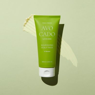 Живильна маска для шкіри голови RATED GREEN Cold Press Avocado Nourishing Scalp Pack 200 мл - основне фото