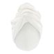Двухсторонее полотенце-тюрбан для деликатной сушки волос Mon Mou Hair Turban White - дополнительное фото