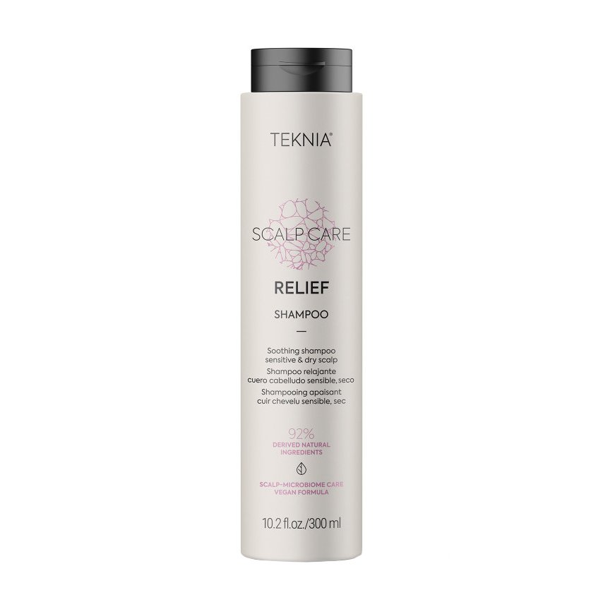 Мицеллярный шампунь для чувствительной и сухой кожи головы Lakme Teknia Scalp Care Relief Shampoo 300 мл - основное фото